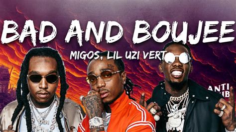 bad and i'm boujee gucci on my booty|Lyrics for Bad and Boujee by Migos .